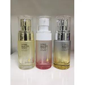 Make up  packaging painting glass  cosmetic bottles for lotion, serum, toner and cream. Customized color, logo are welcome