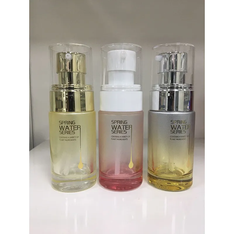 Make up  packaging painting glass  cosmetic bottles for lotion, serum, toner and cream. Customized color, logo are welcome