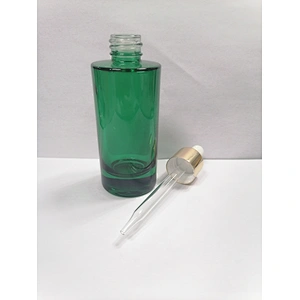 Manufacturer   Glass Dropper Bottles 50ml Fancy Dropper Bottles  packaging for oil/serum OEM with logo printed or hot foiled