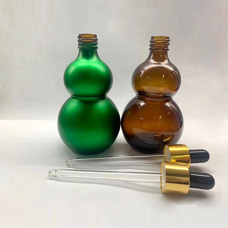 glass dropper bottle 50ml fancy dropper bottle packaging oil/serum