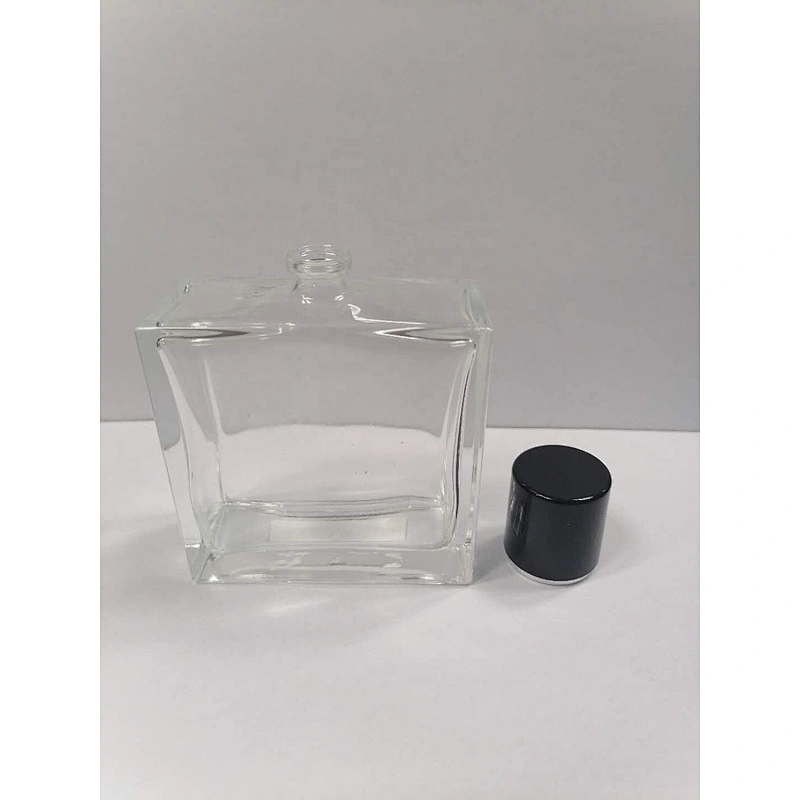 Custom Made Perfume Fragrance Rectangle Glass Bottle 100ml