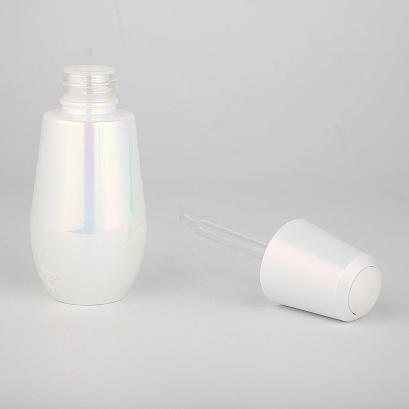 Skin Care Massage Oil 50ml White Glass Dropper Bottle with Dropper Top