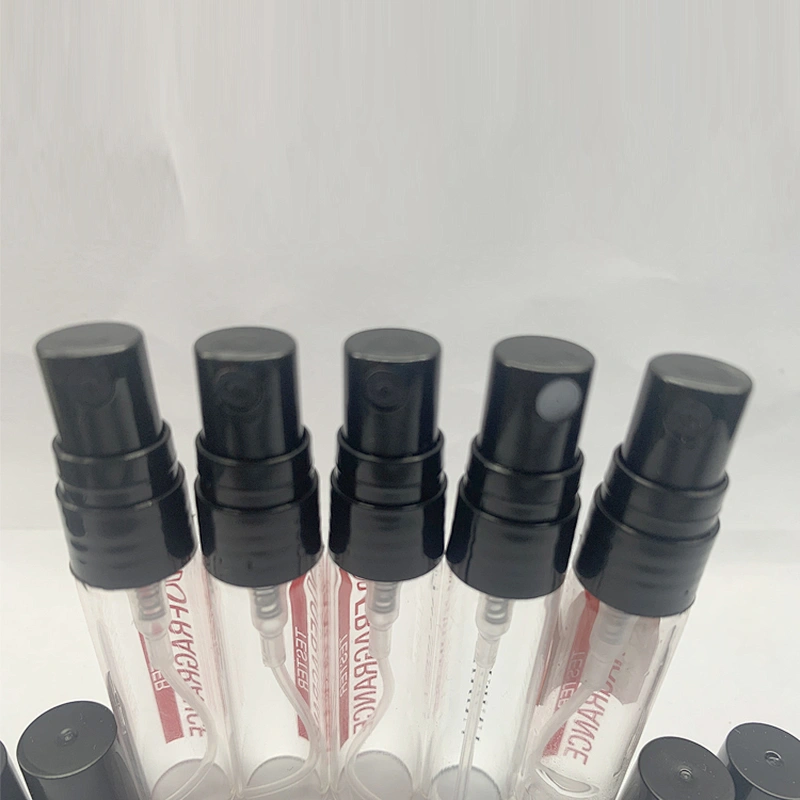 Screw Neck 5ml glass pen spray bottle Sample Test Tube Thin Glass Vials