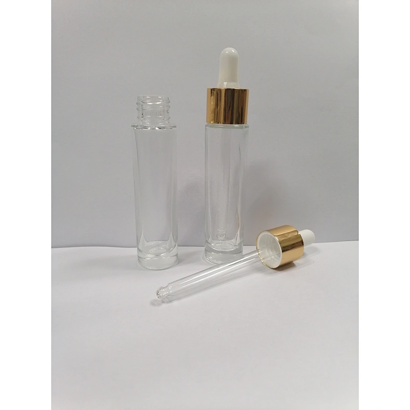 Cylinder Dropper Bottles 20, 30ml, Fancy Dropper Bottles Frosted/painted Glass Customized Essential Oil/serum Dropper Bottle
