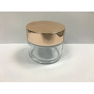 Glass Skincare Glass Cosmetic Packaging / Cosmetic Jars Packaging for Personal Care