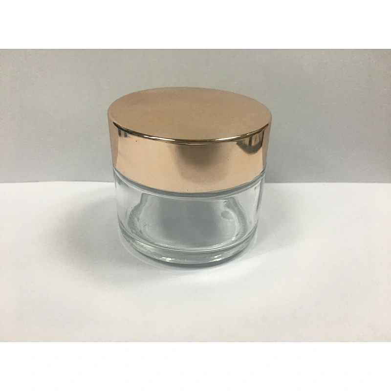 Glass Skincare Glass Cosmetic Packaging / Cosmetic Jars Packaging for Personal Care