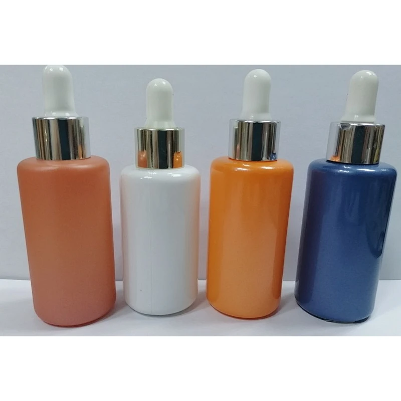 In Stock  Empty Glass Dropper Bottles 30ml Fancy Dropper Bottles packaging for oil/serum OEM with logo printed or hot foiled