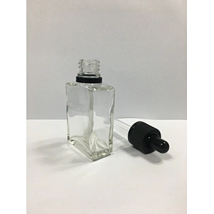 30 50 100ml empty essential oil/serum glass packaging cosmetic dropper bottle with dropper cap, customized color and printing