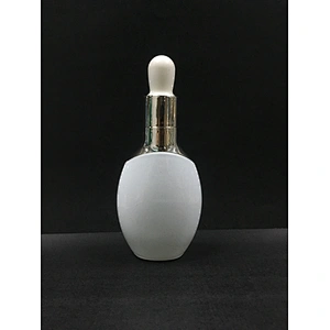 Customized packaging Empty Frosted/Painted Glass Dropper Bottles 15ml,40ml,130ml  for oil/serum