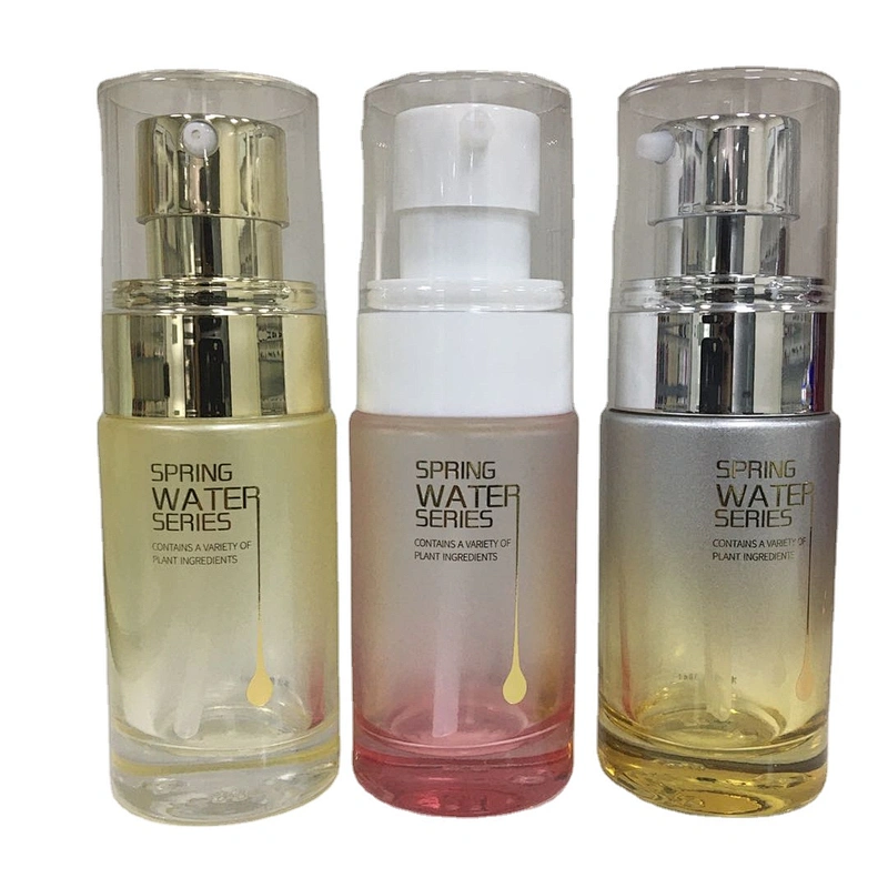 Make up  packaging painting glass  cosmetic bottles for lotion, serum, toner and cream. Customized color, logo are welcome