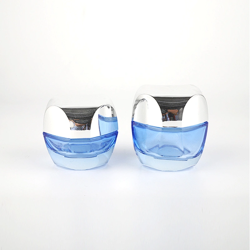 YC041 30G,50G,40ML,60ML,100ML120ML glass round cream bottle lotion bottle set