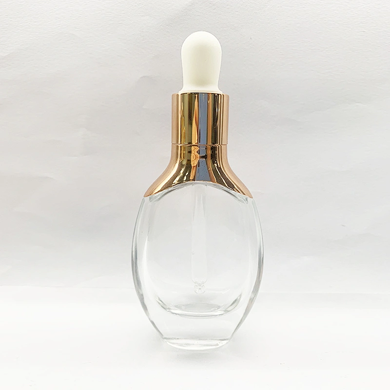 Unique Shaped  Fancy Custom Empty Mini 100ml   Glass  Bottles Transparent Customize OEM