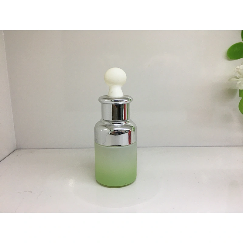 Customized Empty Frosted/Painted Glass Dropper Bottles 30ml, Fancy Dropper Bottles packaging for oil/serum