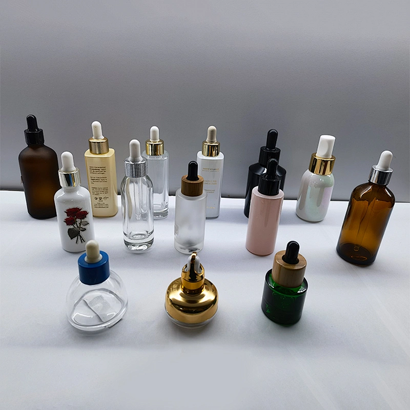 Essential Oil Luxury Opal White Porcelain Glass 30ml Dropper Bottle