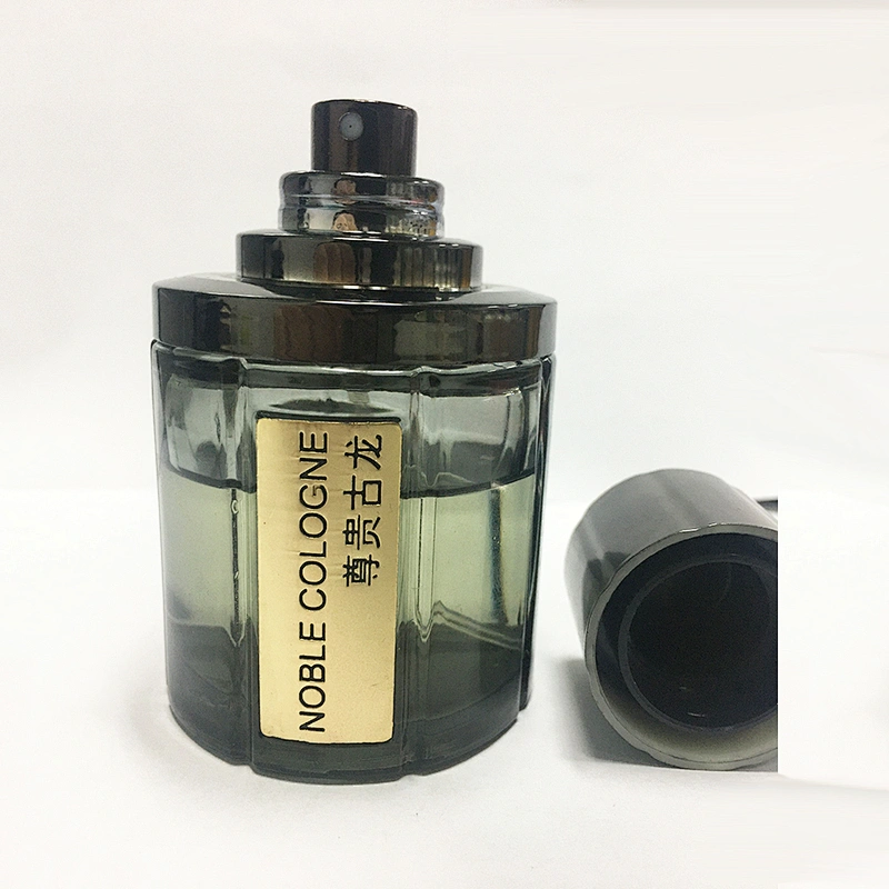 Wholesale High end Double plastic lid Glass Spray Empty Perfume Bottles