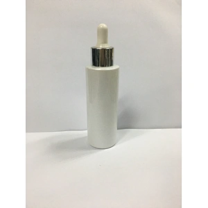 Hot selling White color Cylinder Glass Dropper Bottle 60ml in Stock Sell with 1pc 1 piece  China manufacturer