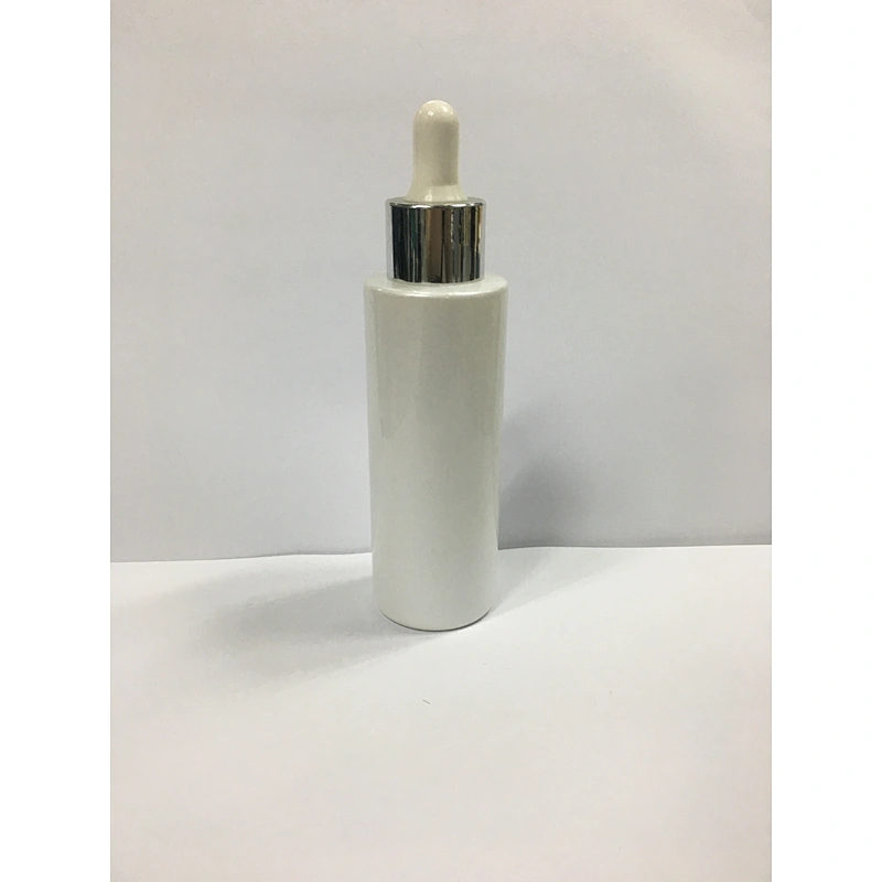 Hot selling White color Cylinder Glass Dropper Bottle 60ml in Stock Sell with 1pc 1 piece  China manufacturer