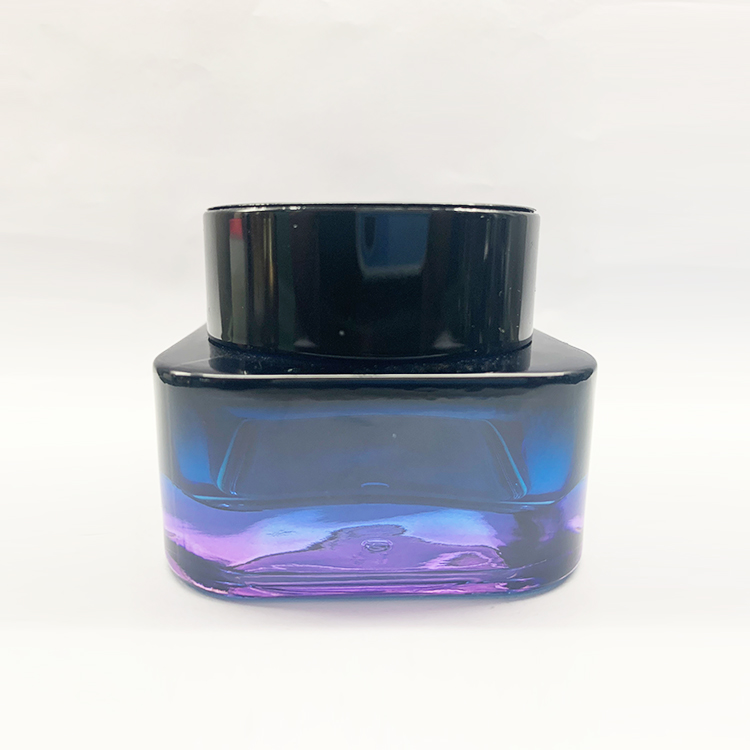 Hot Sale 50g Skin Care Cream Cosmetic Jar Luxury Glass Cream Jars from china Suppliers