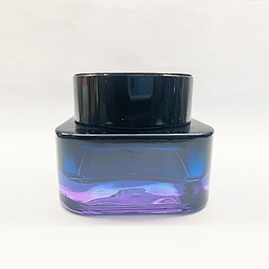 Hot Sale 50g Skin Care Cream Cosmetic Jar Luxury Glass Cream Jars from china Suppliers