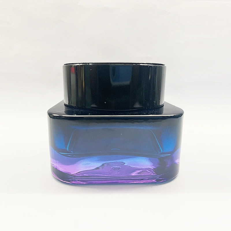 Hot Sale 50g Skin Care Cream Cosmetic Jar Luxury Glass Cream Jars from china Suppliers