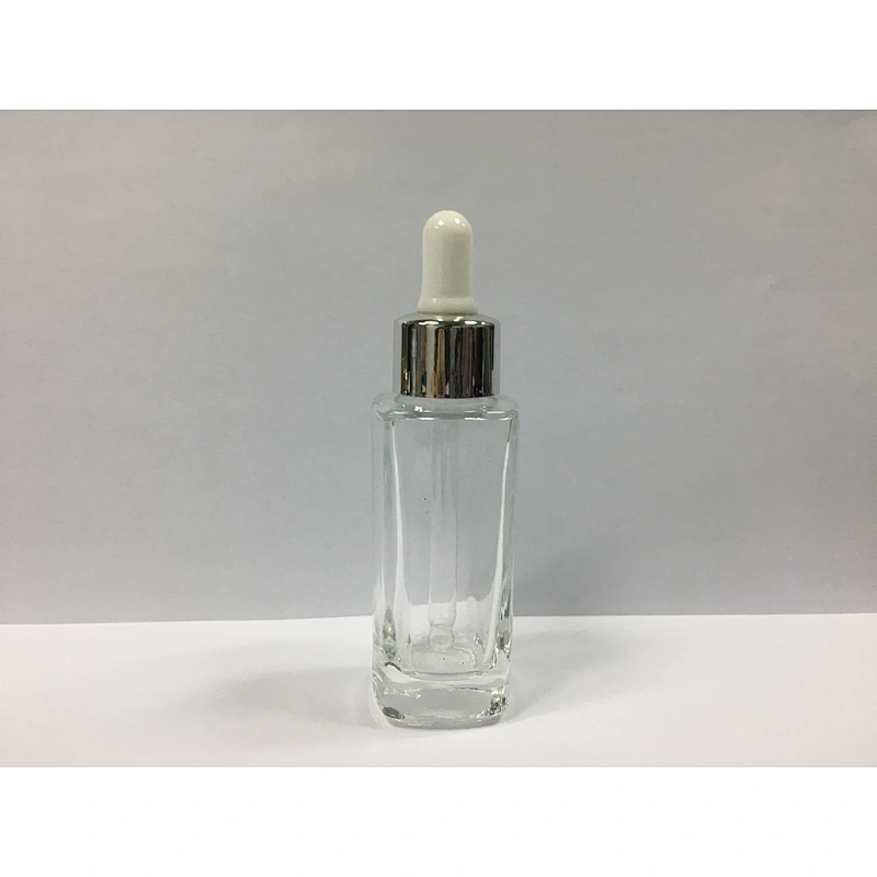 Customized Empty Glass Dropper Bottles 30ml, 50ml Fancy Dropper Bottles packaging for oil/serum Good Sealing Performance