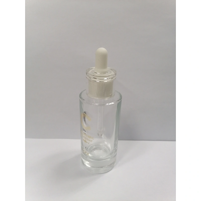 Manufacturer   Glass Dropper Bottles 50ml Fancy Dropper Bottles  packaging for oil/serum OEM with logo printed or hot foiled