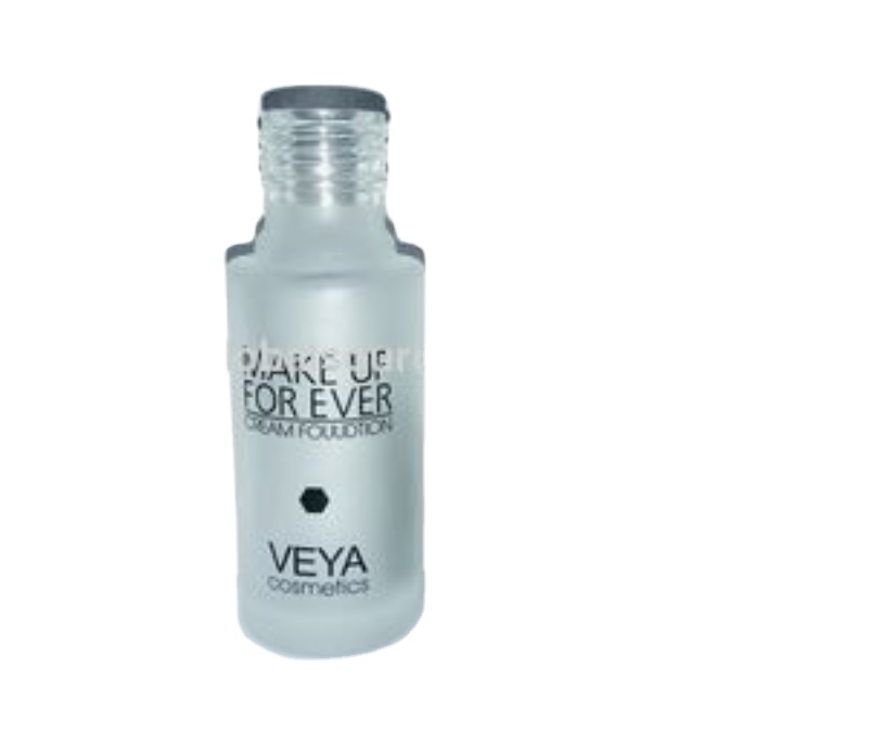 Glass foundation bottle 30ml with spoon, Customized color, logo are welcome