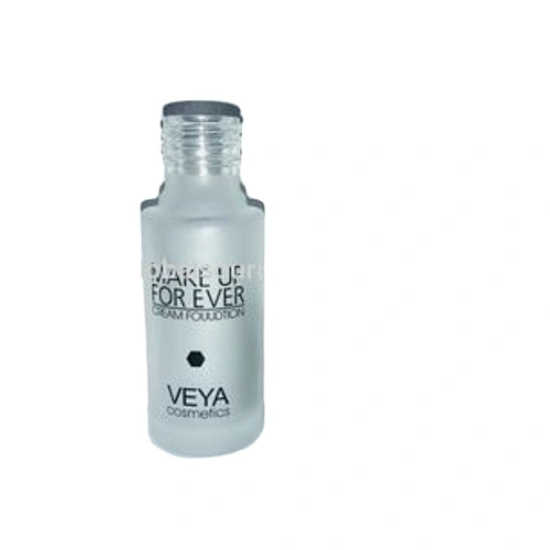 Glass foundation bottle 30ml with spoon, Customized color, logo are welcome