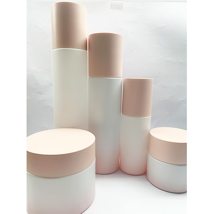 Wholesale glass custom logo empty cosmetic cream jars with cheap price