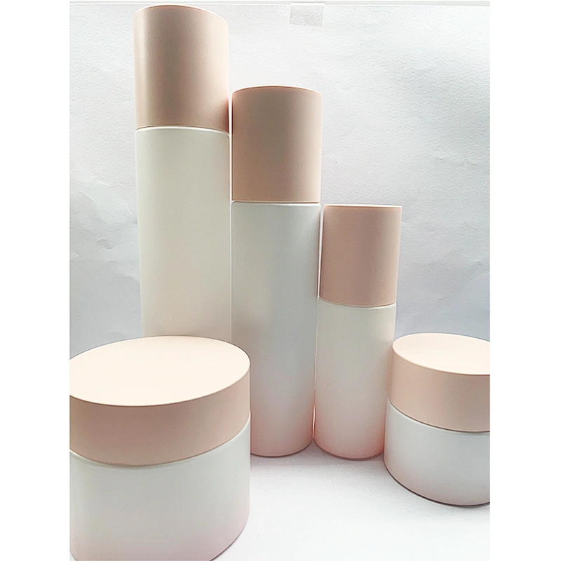 Wholesale glass custom logo empty cosmetic cream jars with cheap price