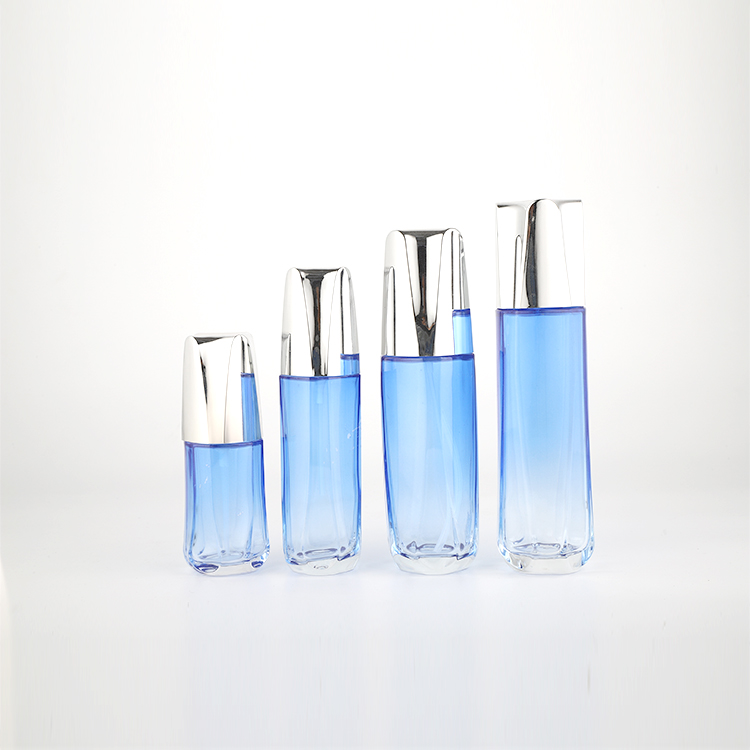 YC041 30G,50G,40ML,60ML,100ML120ML glass round cream bottle lotion bottle set