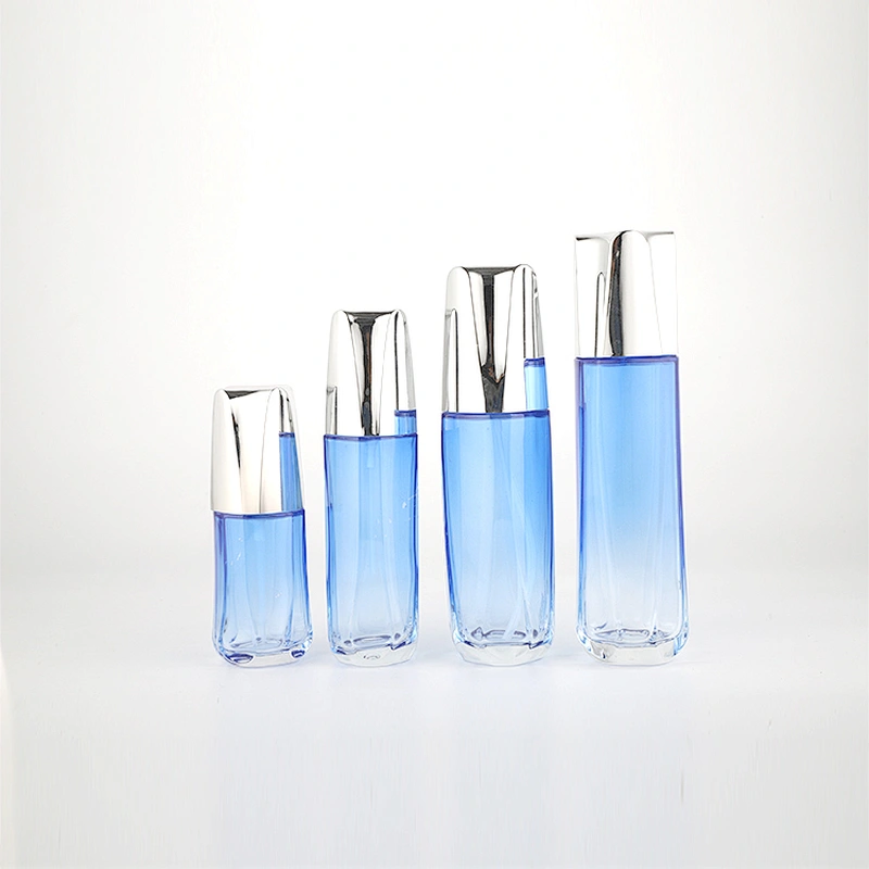 YC041 30G,50G,40ML,60ML,100ML120ML glass round cream bottle lotion bottle set
