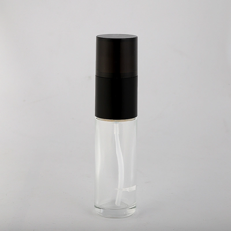 Wholesale Round 30ml Liquid Foundation Empty Bottle With Pump