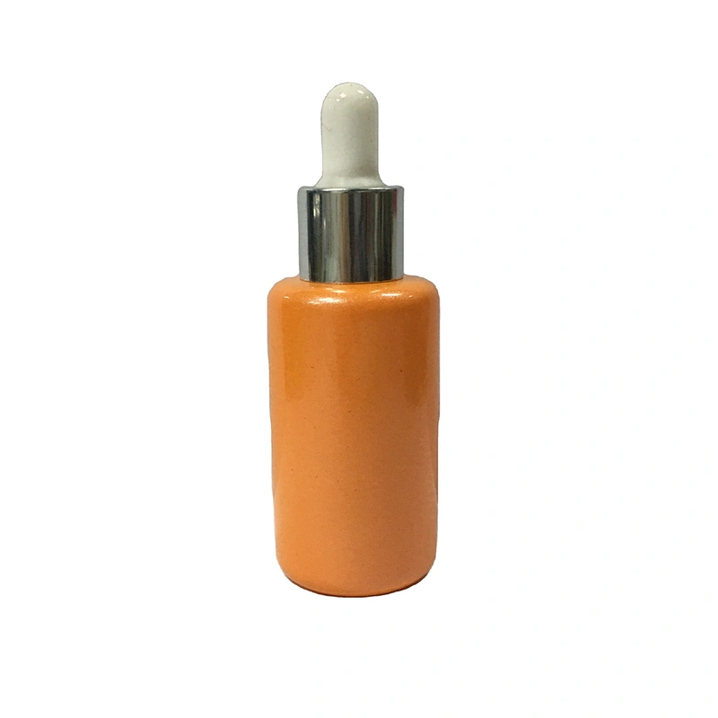 In Stock  Empty Glass Dropper Bottles 30ml Fancy Dropper Bottles packaging for oil/serum OEM with logo printed or hot foiled