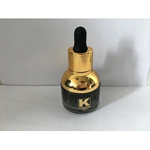 Customized Empty Frosted/Painted Glass Dropper Bottles 30ml, Fancy Dropper Bottles packaging for oil/serum