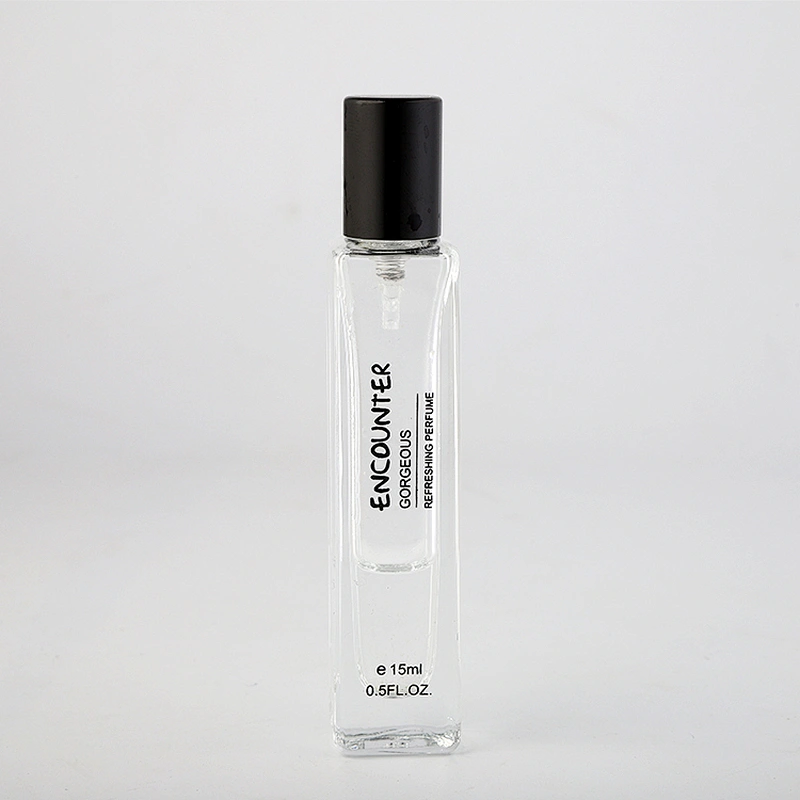 Travel size Empty 15ml Glass Perfume Bottle with Atomizer Fine Mist spray pump