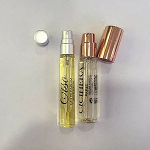 Safety Luxury Sprayer Bottles Plastic Aluminum Cover 10Ml Perfume Bottles