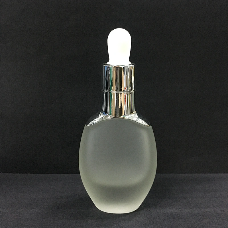 Customized packaging Empty Frosted/Painted Glass Dropper Bottles 15ml,40ml,130ml  for oil/serum