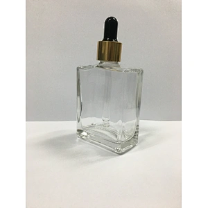 30 50 100ml empty essential oil/serum glass packaging cosmetic dropper bottle with dropper cap, customized color and printing