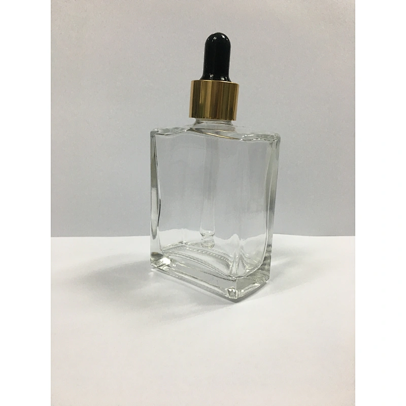 30 50 100ml empty essential oil/serum glass packaging cosmetic dropper bottle with dropper cap, customized color and printing