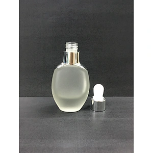 Customized packaging Empty Frosted/Painted Glass Dropper Bottles 15ml,40ml,130ml  for oil/serum