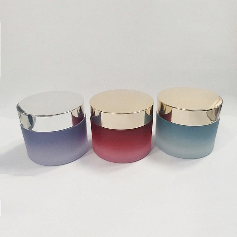 low price 30g 50g cream glass jar for glass cosmetic jar with lid