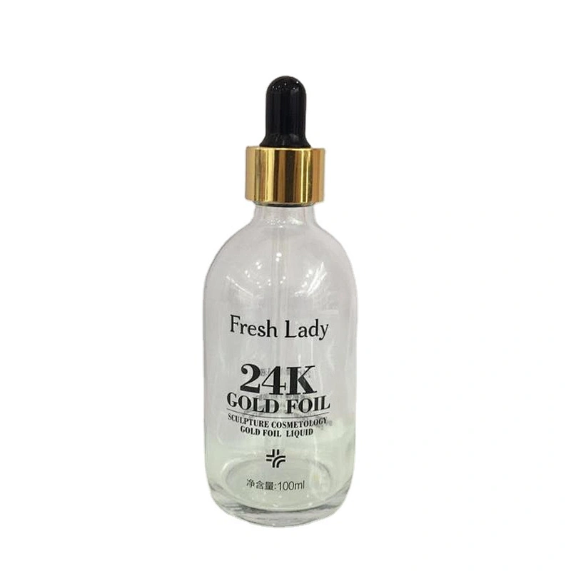Customized  Glass Cylinder Dropper Bottles 100ml, Fancy Dropper Bottles packaging for oil/serum, OEM order