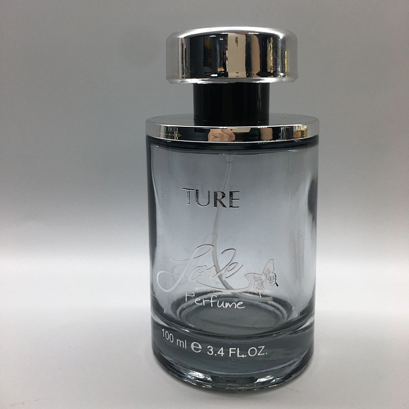 100ml round glass perfume bottle with box 2022 new package