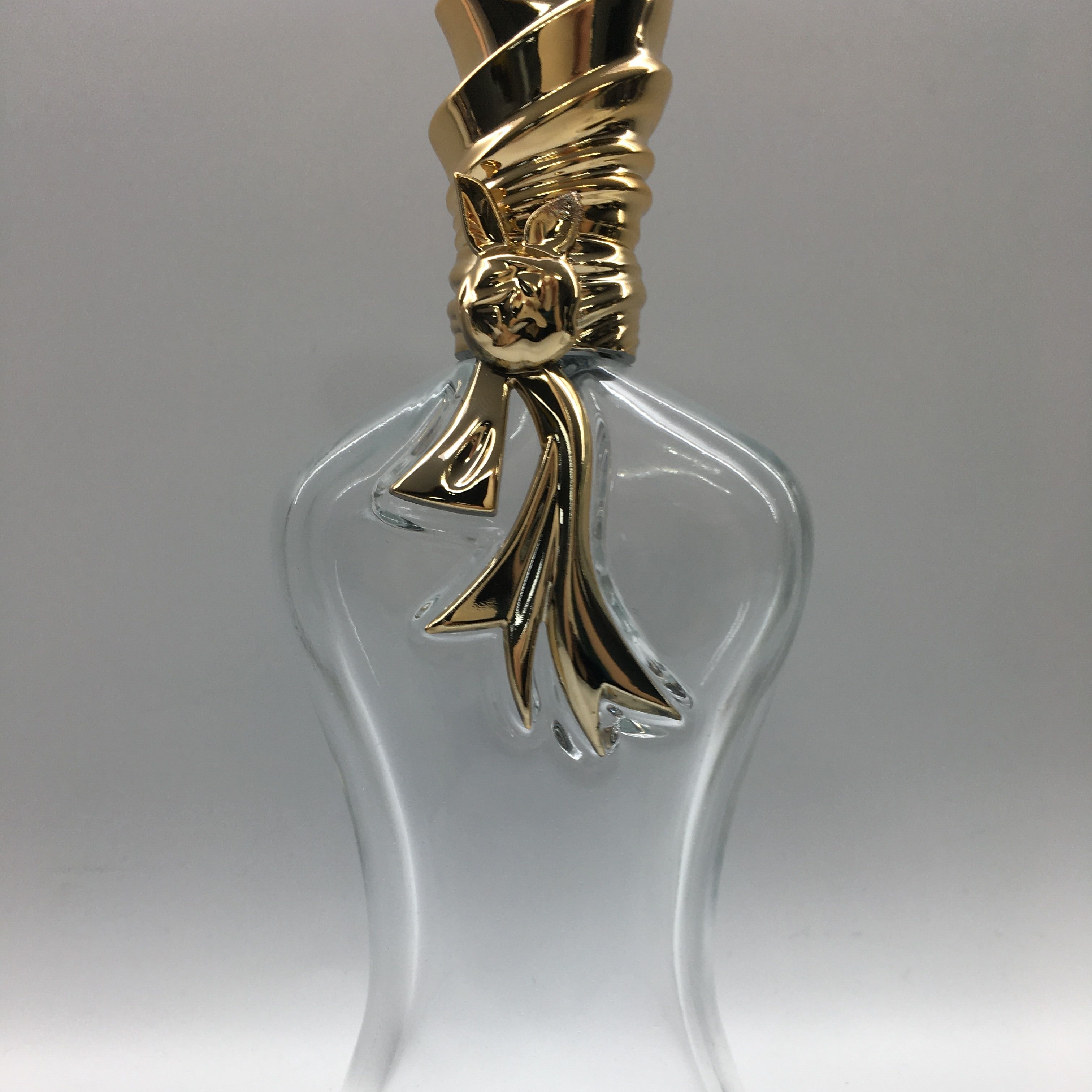 perfume jar bottle with box perfume luxury glass bottle aluminum alloy 100ml