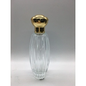 100ml empty luxury perfume bottles packaging with heavy gold aluminum cap