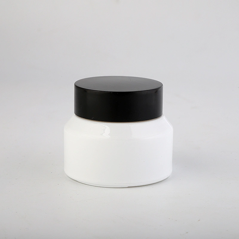 China Manufacturer Wholesale  20g 30g 50g 100g Empty Glass Cream Cosmetic Jar