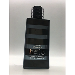 gradient color painting 100ml rectangle glass perfume bottle
