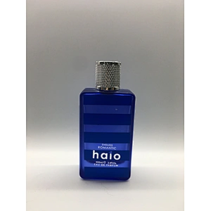 2022 blue gradient color painting 100ml rectangle glass perfume bottle
