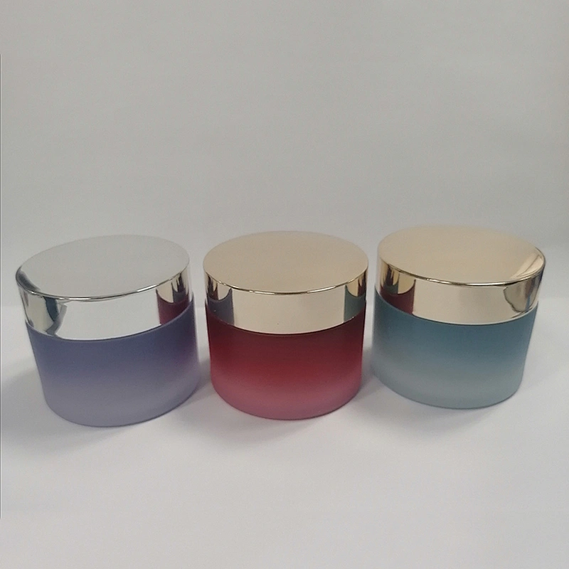 low price 30g 50g cream glass jar for glass cosmetic jar with lid
